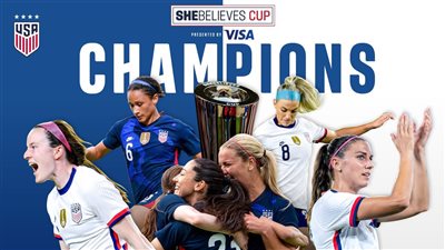 بنصف دستة أهداف.. منتخب سيدات أمريكا يسحق الأرجنتين ويحرز كأس «شي بيليفز»