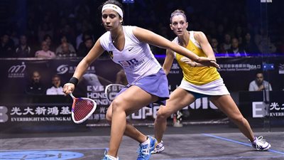 نوران وسلمى وهانيا يشاركن في مؤتمر بطولة العالم للإسكواش