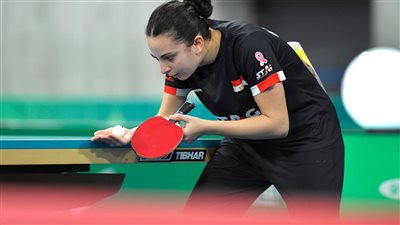 لاعبة كوريا تُطيح بـ«دينا مشرف» من بطولة الشرق الأوسط لتنس الطاولة