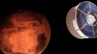 اللحظة الأولى لوصول مركبة ناسا إلى كوكب المريخ.. فيديو