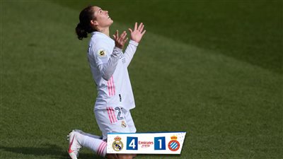 ريال مدريد يتغلب على إسبانيول 1-4 في الدوري الإسباني للسيدات
