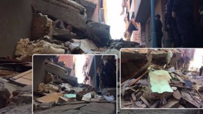 النيابة تُعاين عقار المنصورة «المنهار».. والحماية المدنية تبحث عن «السيدة العجوز»