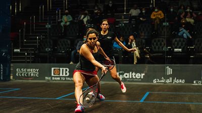 هانيا ونادين يتأهلان للدور المُقبل ببطولة «بلاك بول» المفتوحة للإسكواش