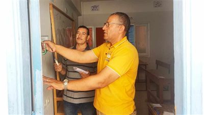 تجهيز وفرش لجان الثانوية الفنية للتمريض استعدادًا للامتحانات بجنوب سيناء