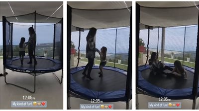 نانسي عجرم في صدارة «إكس» بفيديو طريف مع ابنتها