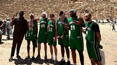 الأهرامات تبهر فريق هارلم جلوبتروترز الأمريكي لكرة السلة