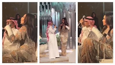 أحلام تظهر بالجبيرة على المسرح وتكشف السبب