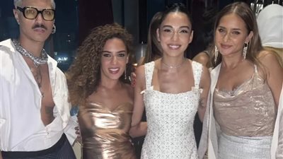 شاب يثير الجدل في عقد قران سلمى أبو ضيف.. من هو؟  