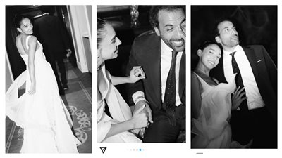 سلمى أبو ضيف تنشر صوراً جديدة من عقد قرانها وتوجه رسالة