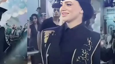 البلوجر سمر عنتر تشعل السوشيال ميديا بعد وصلة رقص في حفل تخرجها (صور)