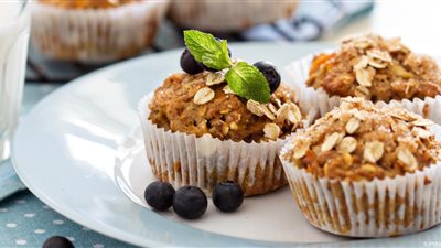 صحي ولذيذ.. طريقة عمل كب كيك الشوفان والقرفة