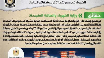 هل انسحبت «سيمنز» من تشغيل أكبر محطتين للكهرباء في مصر؟.. الحكومة تجيب
