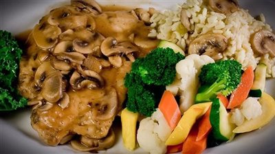 طريقة عمل البيكاتا بالمشروم مثل المطاعم