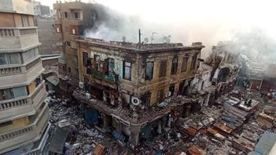 «حريق العتية».. شارع مدمر وخسائر بالملايين تفاصيل بالصور