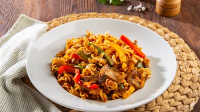 طريقة عمل الأرز بالمشروم والخضار