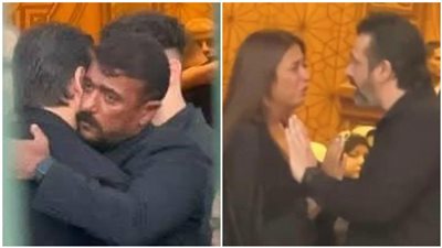 3 مشاهد أثارت الجدل في عزاء المنتجين الأربعة