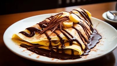 طريقة عمل الكريب بالشوكولاتة في مطبخك