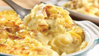 لإفطار شهي.. طريقة عمل طاجن البطاطس بالجبن