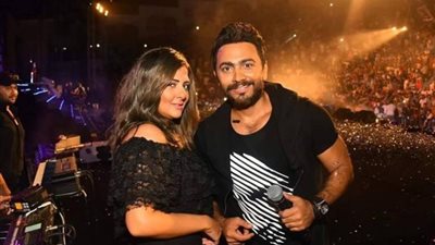 شذى تعتذر من تامر حسني: «دماغي بتسوحني حقك عليا»