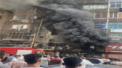 مصرع سيدة وإصابة 19 في حريق عقار بالإسكندرية