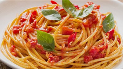 طريقة عمل مكرونة اسباجيتي بصوص الباربكيو 