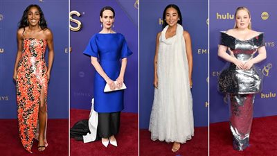 أبرز إطلالات مشاهير العالم بحفل جوائز الإيمي 2024.. الأسود والأزرق الاتجاه الرائج 