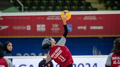 النساء يكتسحن منافسات الكرة الطائرة في مسابقة الألعاب السعودية 