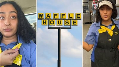 طرد موظفة من مطعم وافل بعد نشرها تحدي تيك توك راقص (صور) 