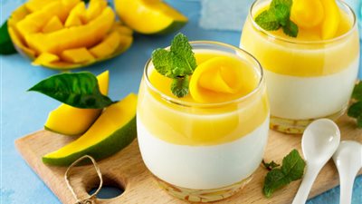  طريقة عمل مهلبية المانجو الباردة  