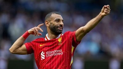 هل غازل محمد صلاح جماهير الزمالك بعد هدفه أمام موريتانيا؟ 
