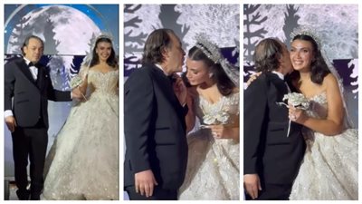 سمية الخشاب وأحمد السقا أول الحضور بحفل زفاف ابنة علاء مرسي (صور) 