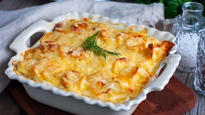 طريقة عمل البطاطس المهروسة بالجبنة الموزاريلا