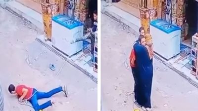 سوبر ماما.. أم تنقذ ابنها من الموت.. ونشطاء التواصل في ذهول (فيديو) 