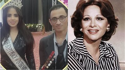 تتويج حفيدة الفنانة فاتن حمامة بملكة جمال في مهرجان الجمال العربي للإبداع (صور)