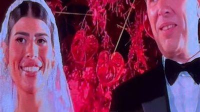 على سفح الهرم.. حفل زفاف أسطوري لابنة زوجة هشام طلعت مصطفى (صور)