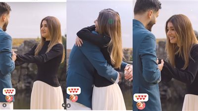 خطوبة أسامة مروة وشيرين بيوتي تتصدر المشهد والجمهور: أتحقق حلمنا (فيديو)