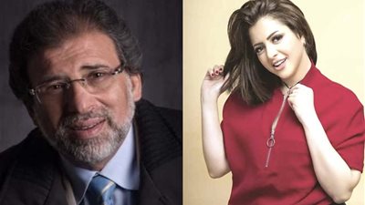 خالد يوسف في صدارة جوجل بسبب موقفه المحرج مع شبيهة منى فاروق