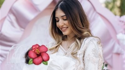 ميار الغيطي ترزق بطفلتها الأولى