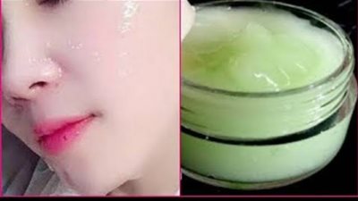 للحصول على بشرة ناعمة خالية من التجاعيد طريقة عمل كريم الخيار والنشا