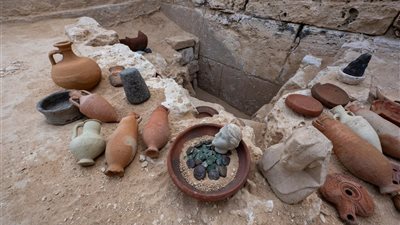 شاهد.. اكتشافات جديدة بمعبد تابوزيريس ماجنا غرب الأسكندرية