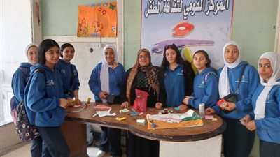 نشاط المجلس القومي للمرأة لنشر الثقافة والتوعية بين طلاب المدارس 