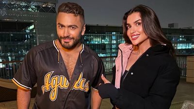 هل يقصد تامر حسني إثارة غيرة بسمة بوسيل بعد رسالته للمغربية دعاء؟ 