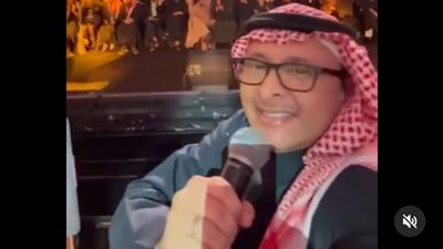 عبد المجيد عبد الله محط اهتمام الجمهور بعد لقطته الشهيرة مع أنغام وحسين فهمي  