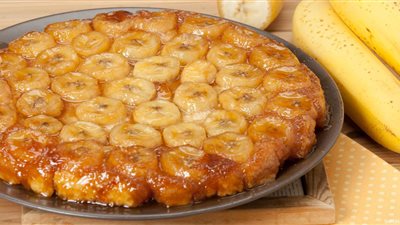 طريقة عمل كيكة الموز اللذيذة