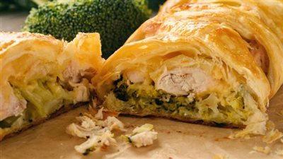 طريقة عمل فطيرة الدجاج  بخطوات سهلة