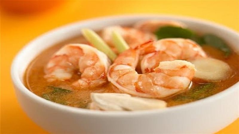 شوربة الجمبري بالكريمة