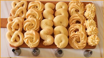 حلويات عيد الفطر 2025 ..  طريقة عمل بسكويت الزبدة اللذيذ