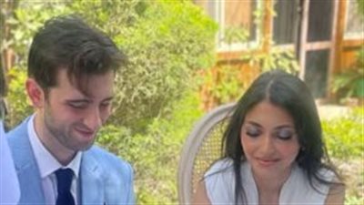 مي الغيطي تحتفل بزفافها على عريسها البريطاني 