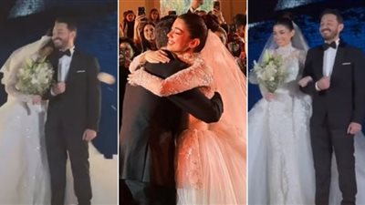 هشام جمال يفاجئ ليلى زاهر بأغنية خاصة لحسين الجسمي في حفل زفافهم