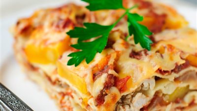بأقل تكلفة.. طريقة عمل اللازانيا بالدجاج والمشروم بخطوات سهلة